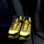 shoes, sneakers, mens, black background, yellow, lace-up, clothing, winter shoes, one pair, wear, shopping, new, iphone wallpaper